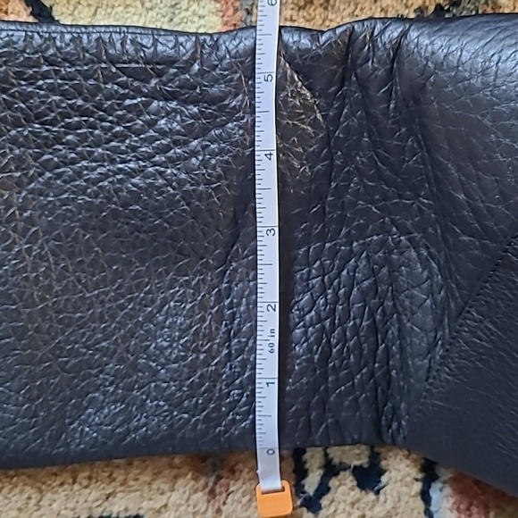 Gorgeous Black Leather Knee-High Wedge Boots - Picture 7 of 7